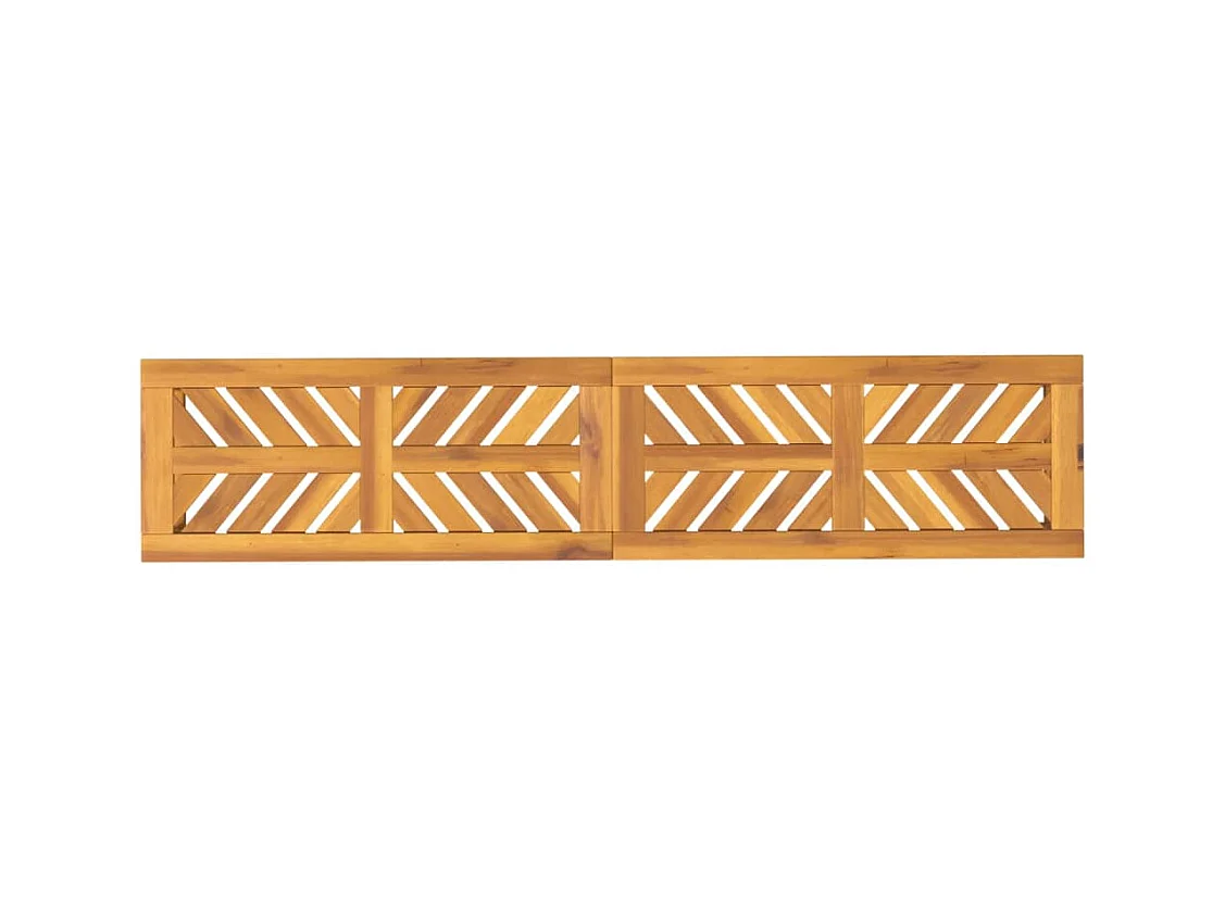 Banc de jardin 150 cm bois massif d'acacia