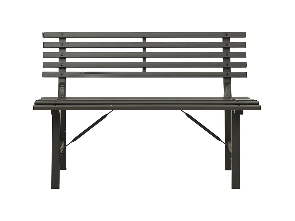 Tuinbank 110 cm Zwart staal