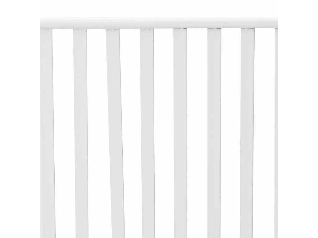 Banc de jardin Blanc 104 x 54 x 93cm Acier