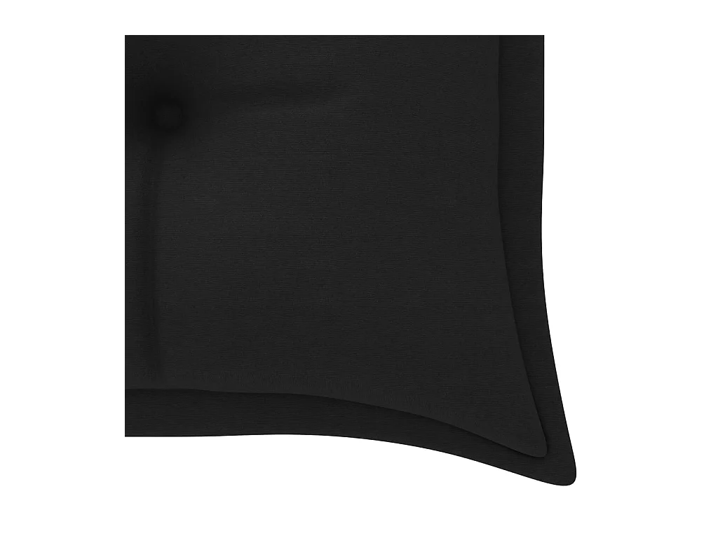 Banc de jardin empilable et coussin 159 cm Bois de teck massif