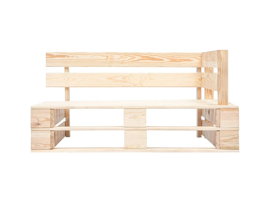 Houten tuinhoekbank van pallets
