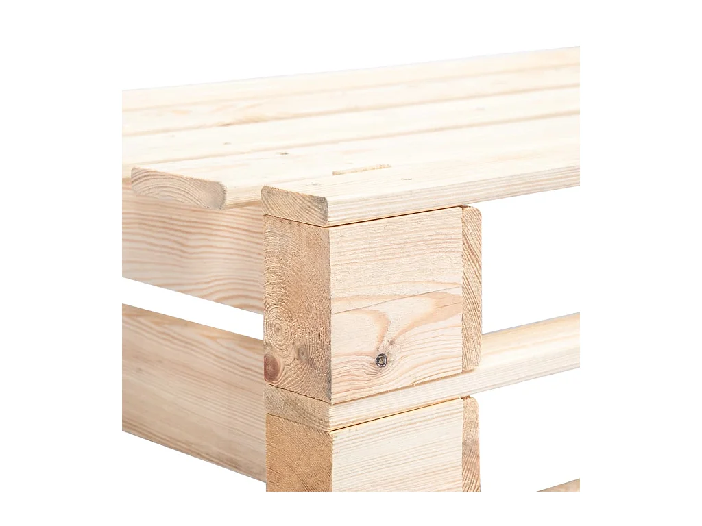 Houten tuinhoekbank van pallets
