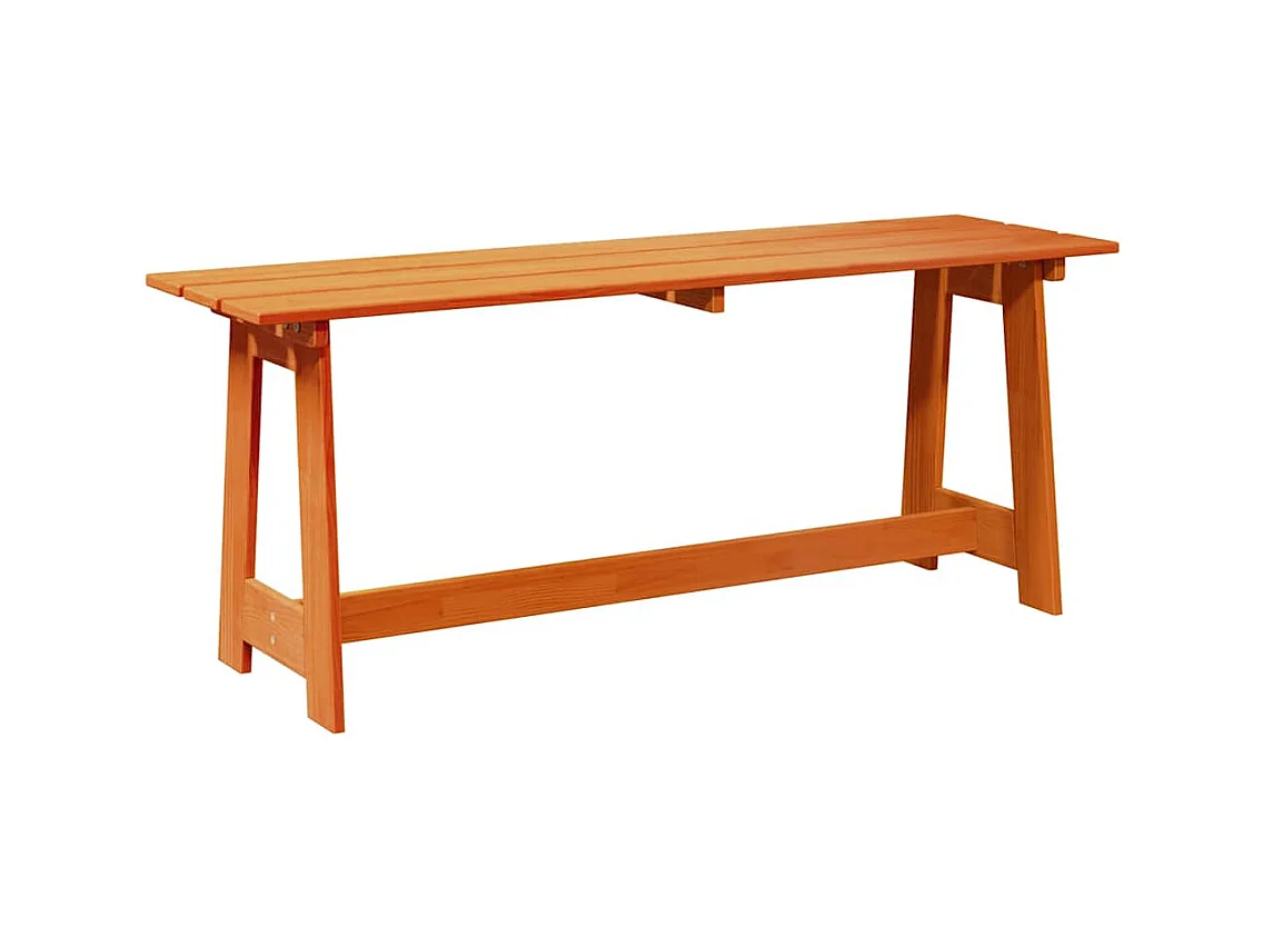 Banc extérieur Marron 119 x 35 x 47 cm Bois de pin massif