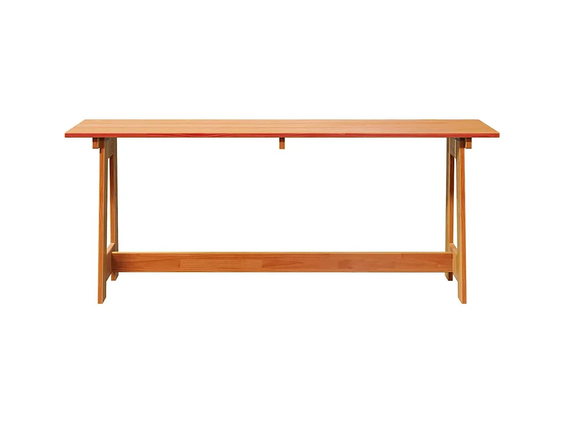 Banc extérieur Marron 119 x 35 x 47 cm Bois de pin massif