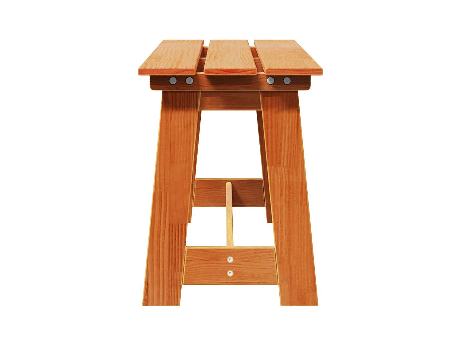 Banc extérieur Marron 119 x 35 x 47 cm Bois de pin massif