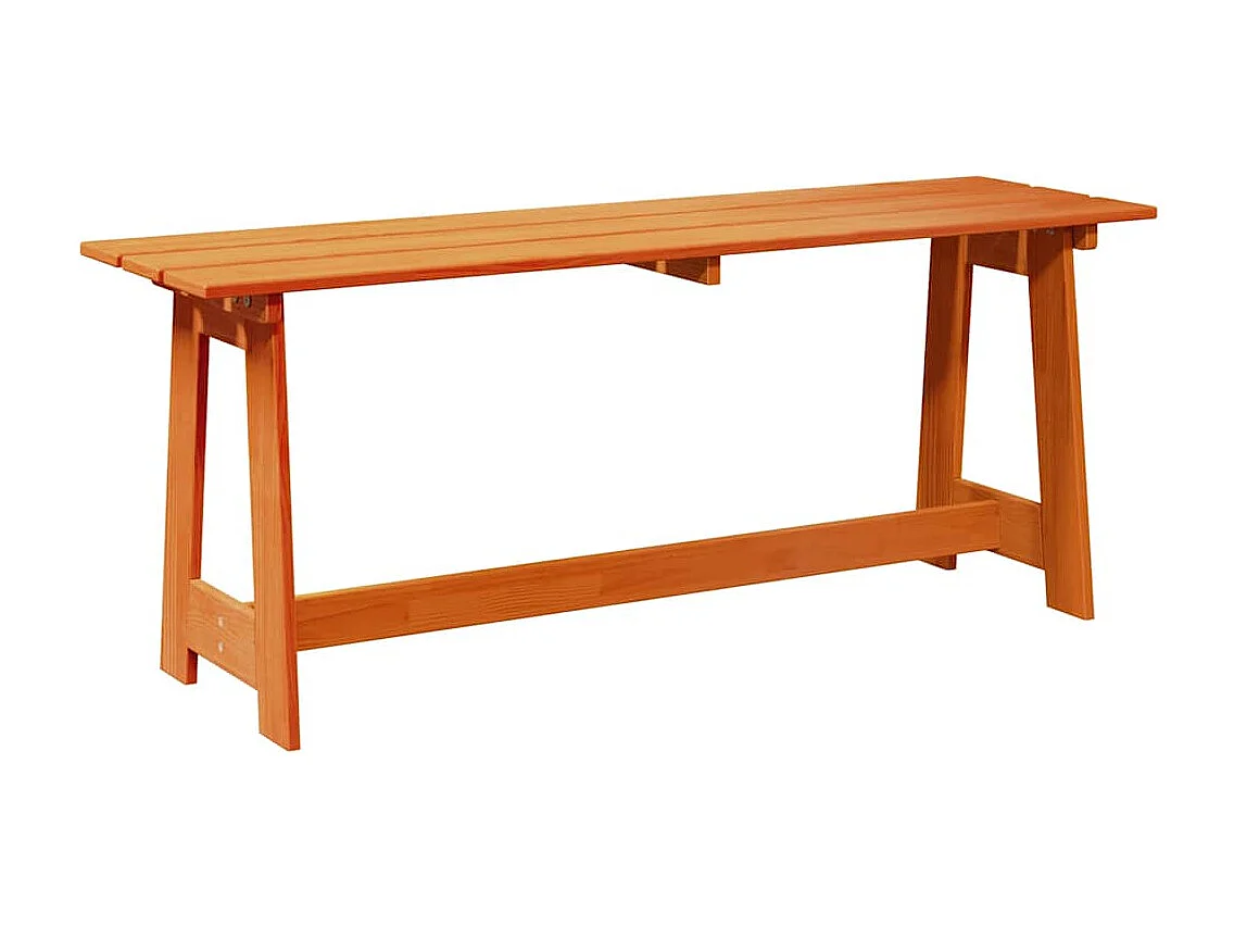 Banc extérieur Marron 119 x 35 x 47 cm Bois de pin massif