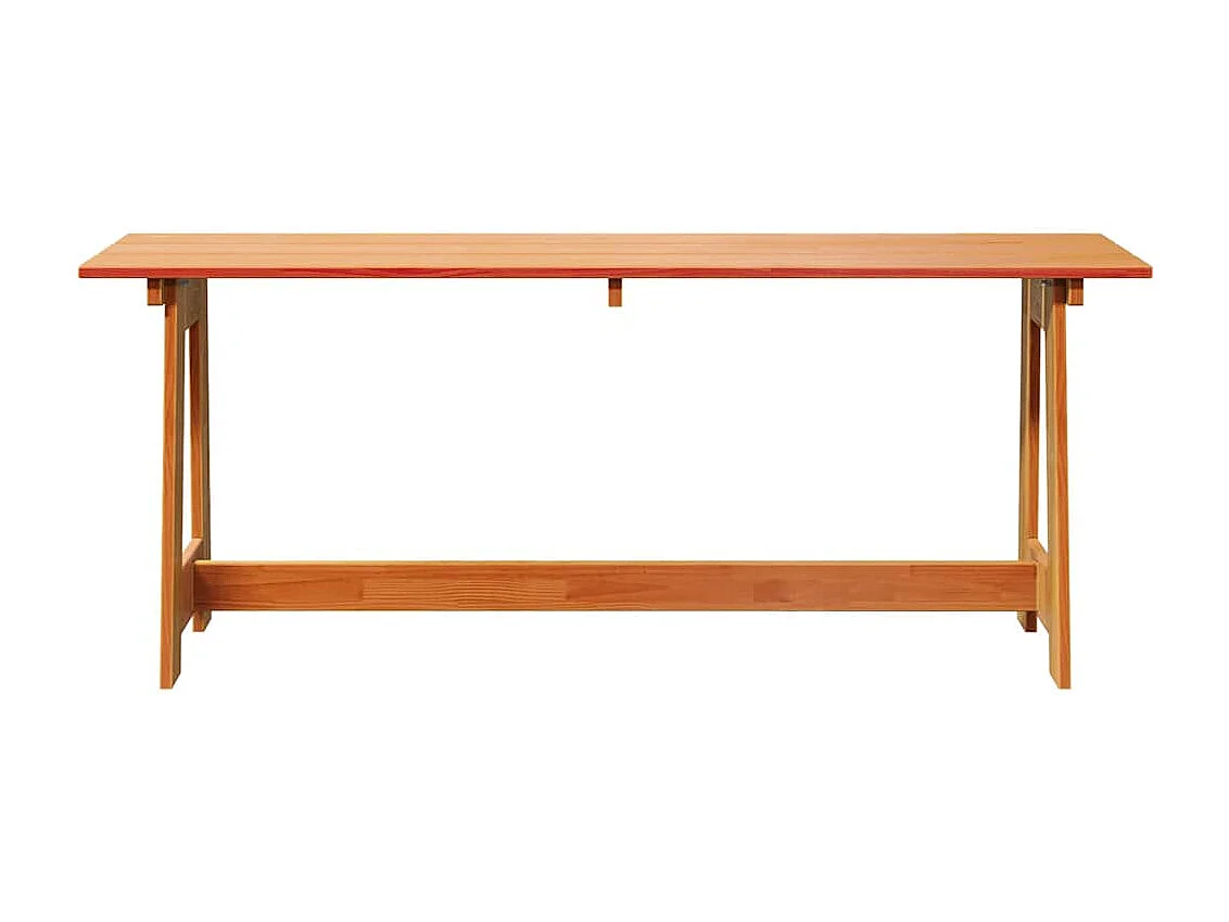 Banc extérieur Marron 119 x 35 x 47 cm Bois de pin massif