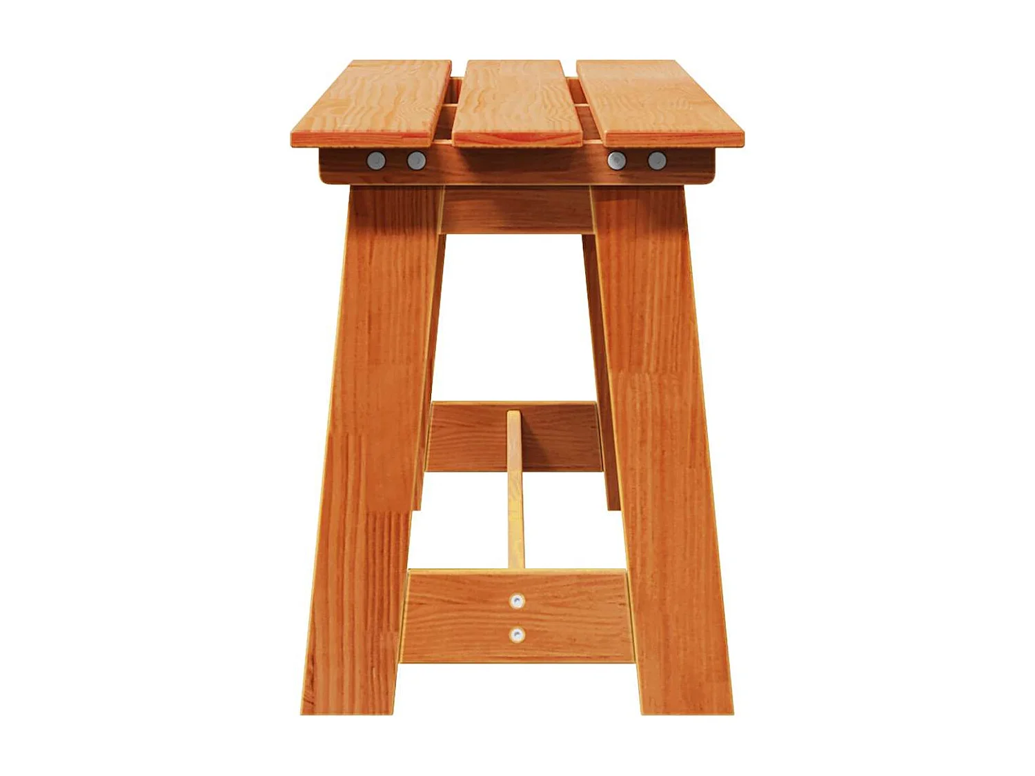 Banc extérieur Marron 119 x 35 x 47 cm Bois de pin massif