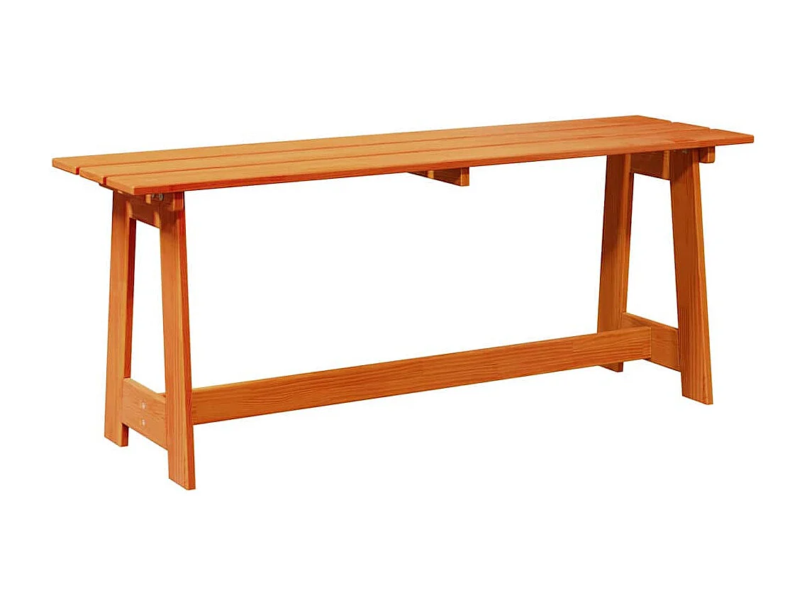 Banc extérieur Marron 119 x 35 x 47 cm Bois de pin massif