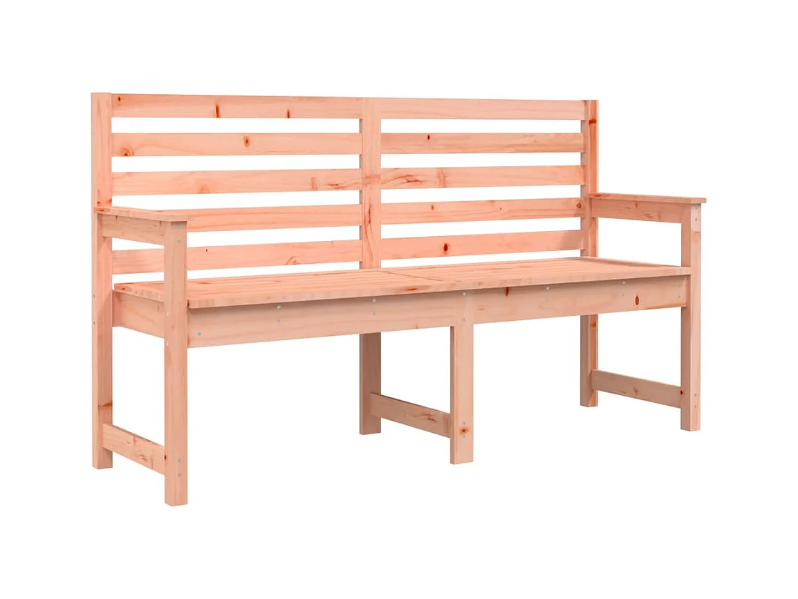 Banco de jardín 159,5x48x91,5 cm madera maciza douglas