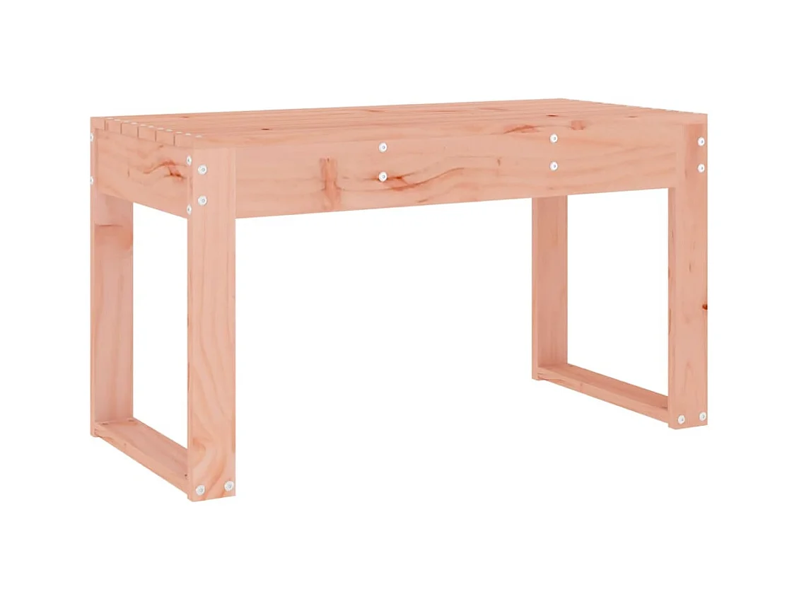 Banco de jardín 80x38x45 cm madera maciza Douglas