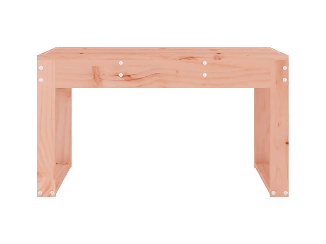 Banco de jardín 80x38x45 cm madera maciza Douglas