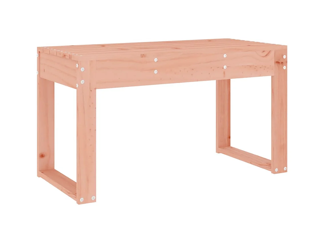 Banco de jardín 80x38x45 cm madera maciza Douglas