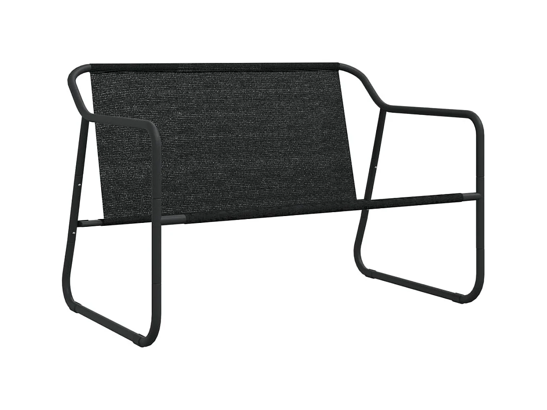 2-zits tuinbank met antraciet stalen kussen