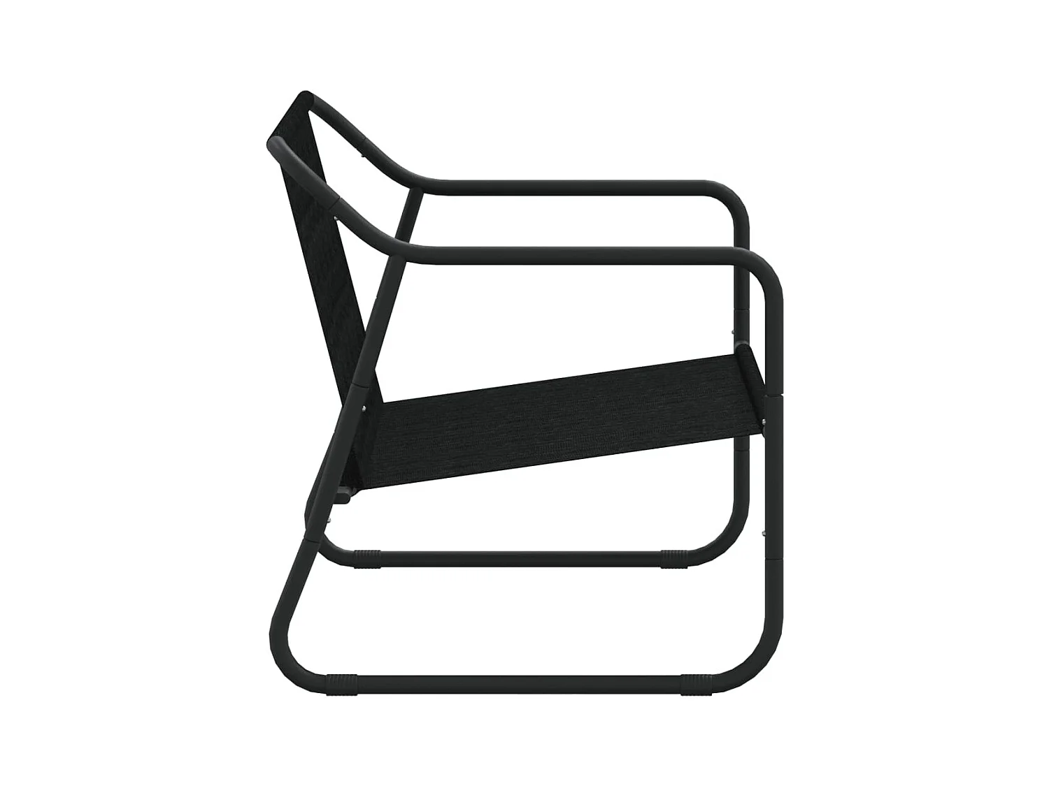 2-zits tuinbank met antraciet stalen kussen