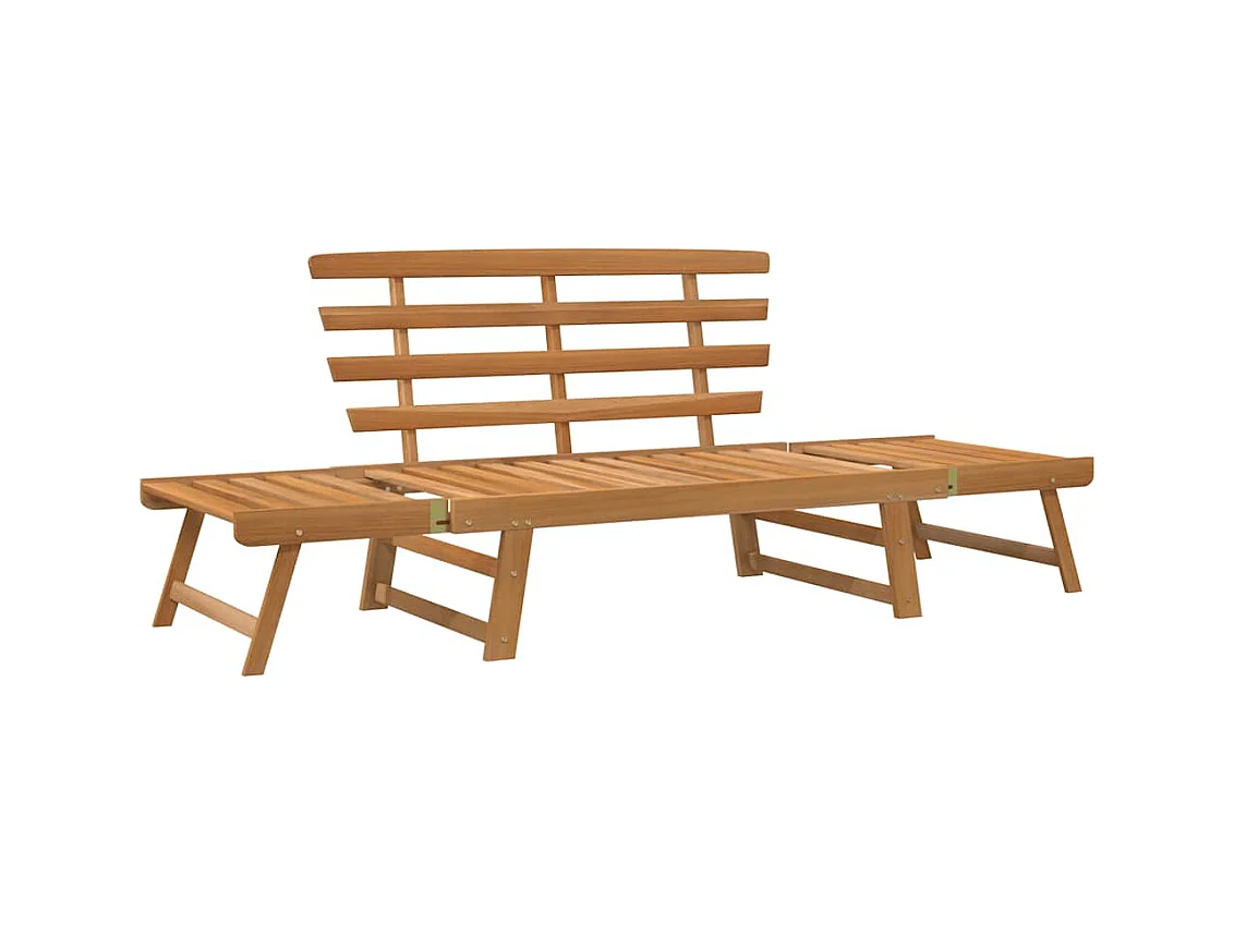 2-in-1 Tuinbank 190 cm Massief Acaciahout