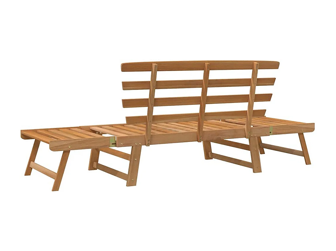 2-in-1 Tuinbank 190 cm Massief Acaciahout