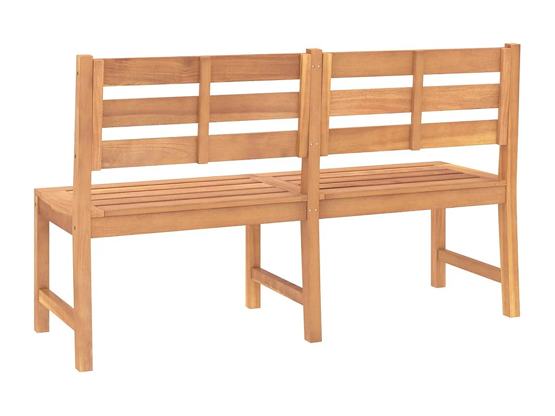 Panca da giardino 150 cm in legno massello di teak