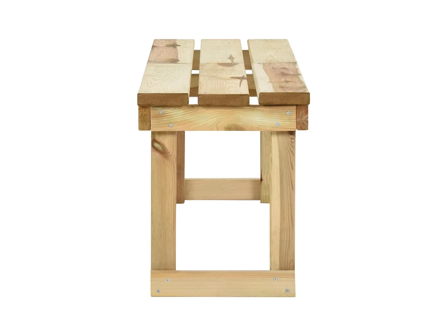 Banco de jardín 140 cm Madera de pino impregnada