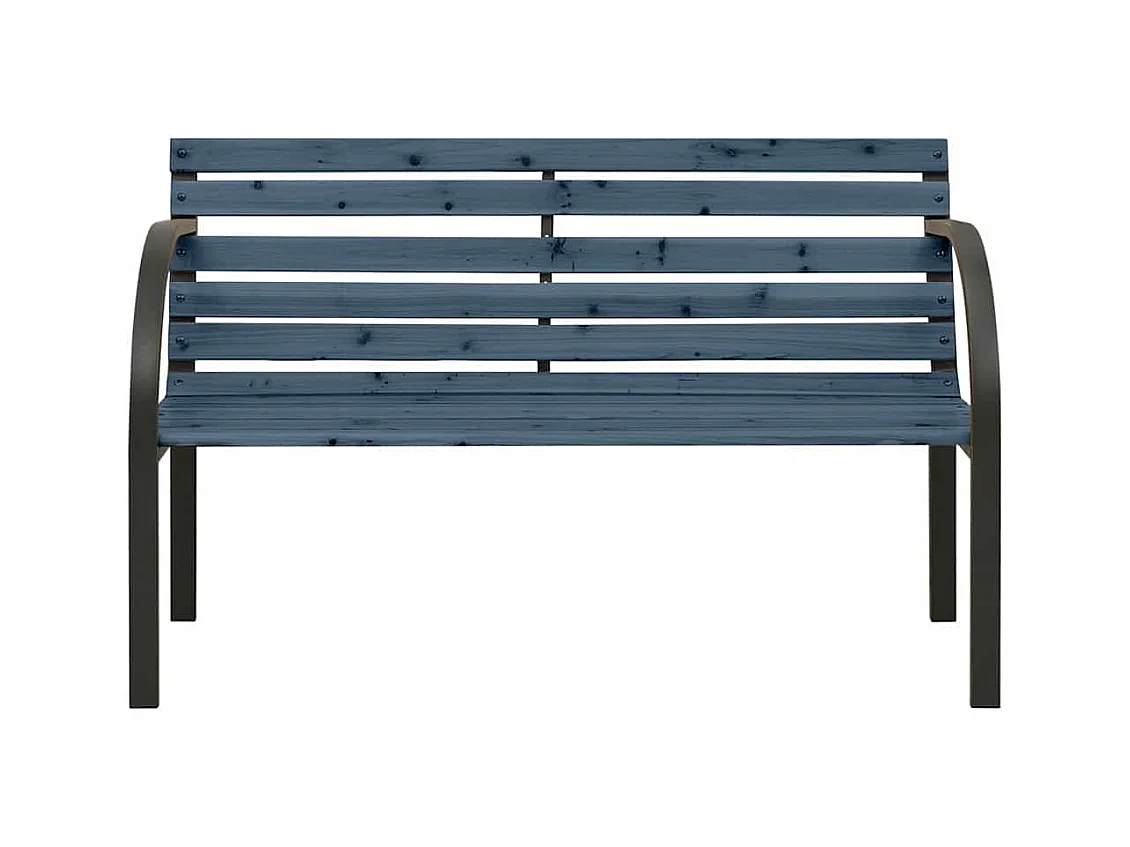 Banco de jardín infantil 81 cm madera de pino chino gris