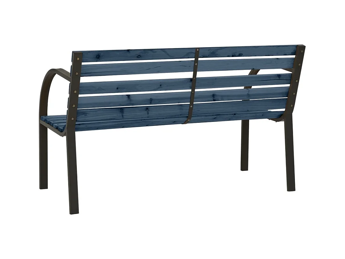 Banco de jardín infantil 81 cm madera de pino chino gris