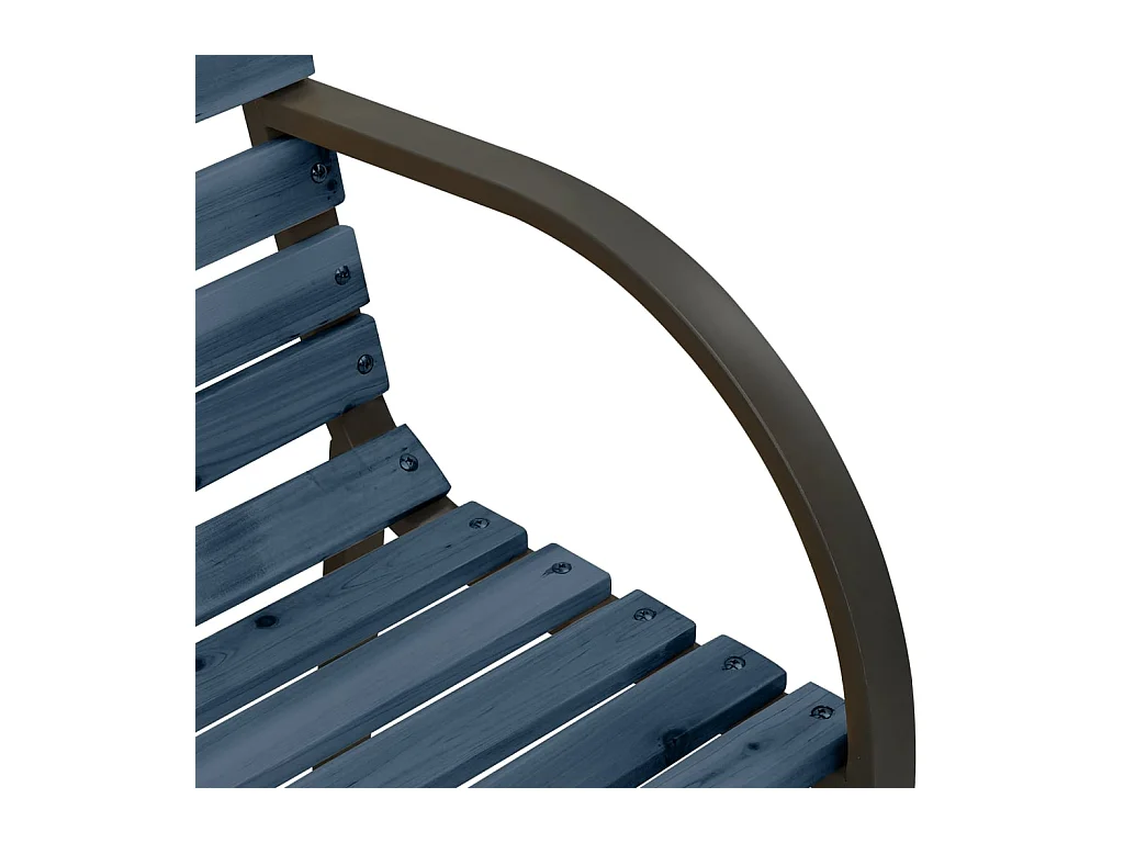 Banco de jardín infantil 81 cm madera de pino chino gris