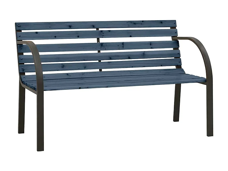 Panca da giardino per bambini 81 cm in legno di pino cinese grigio