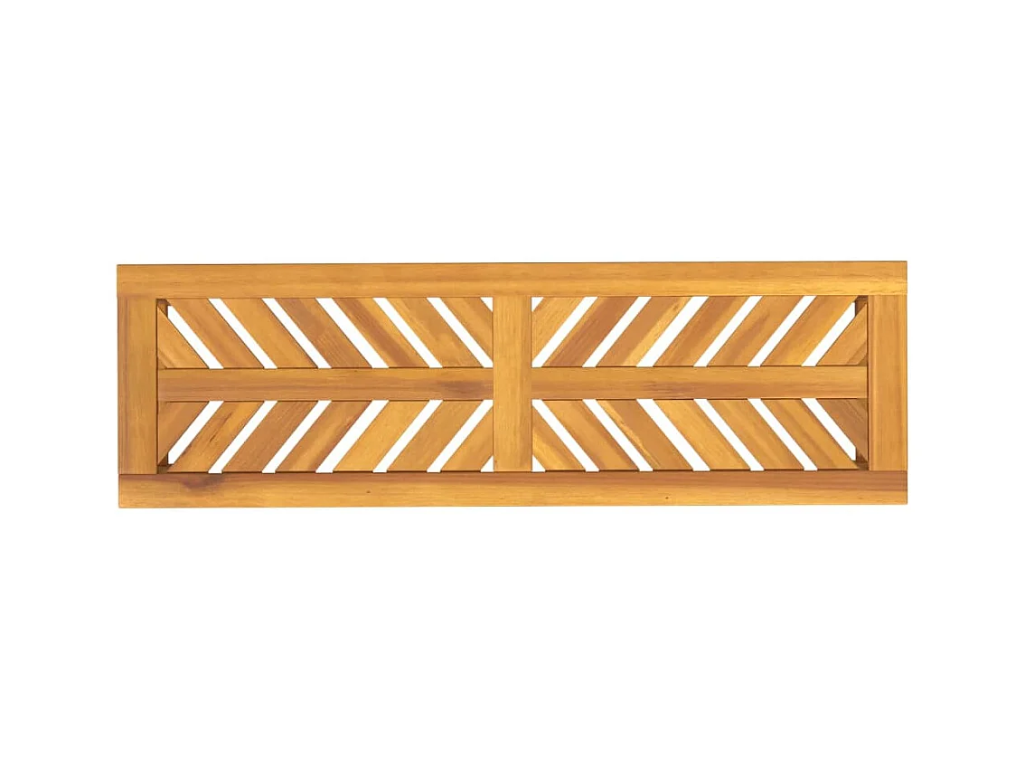 Banc de jardin 110 cm bois massif d'acacia