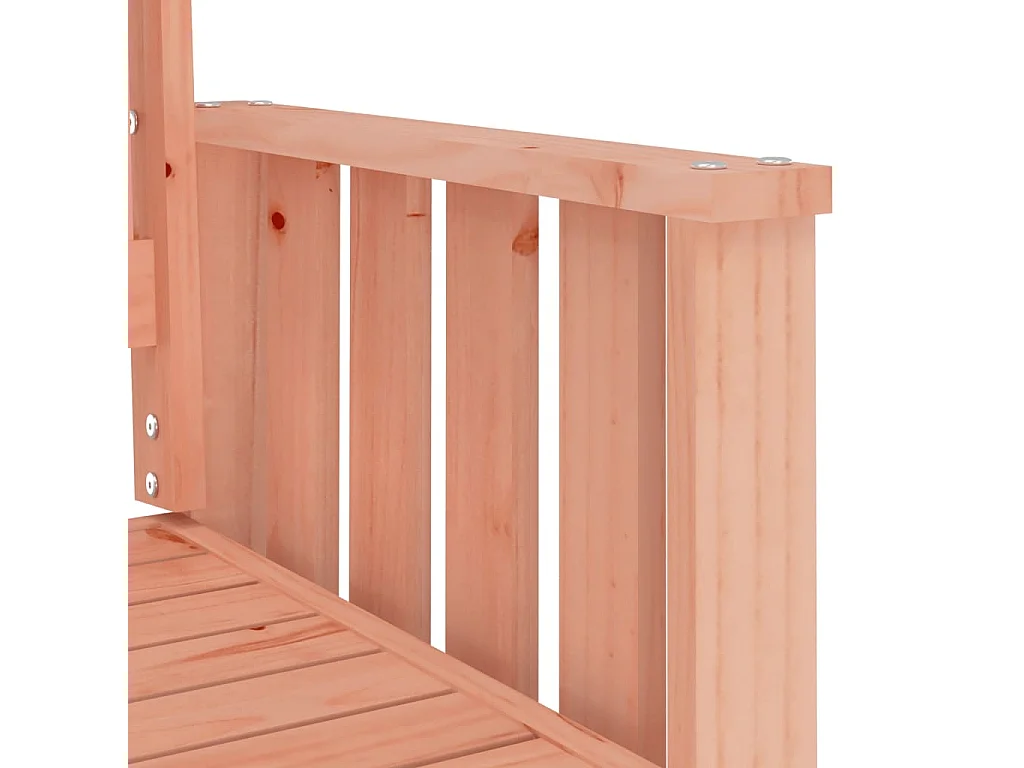 Panca da giardino con tavolo a 2 posti in legno massello di abete Douglas