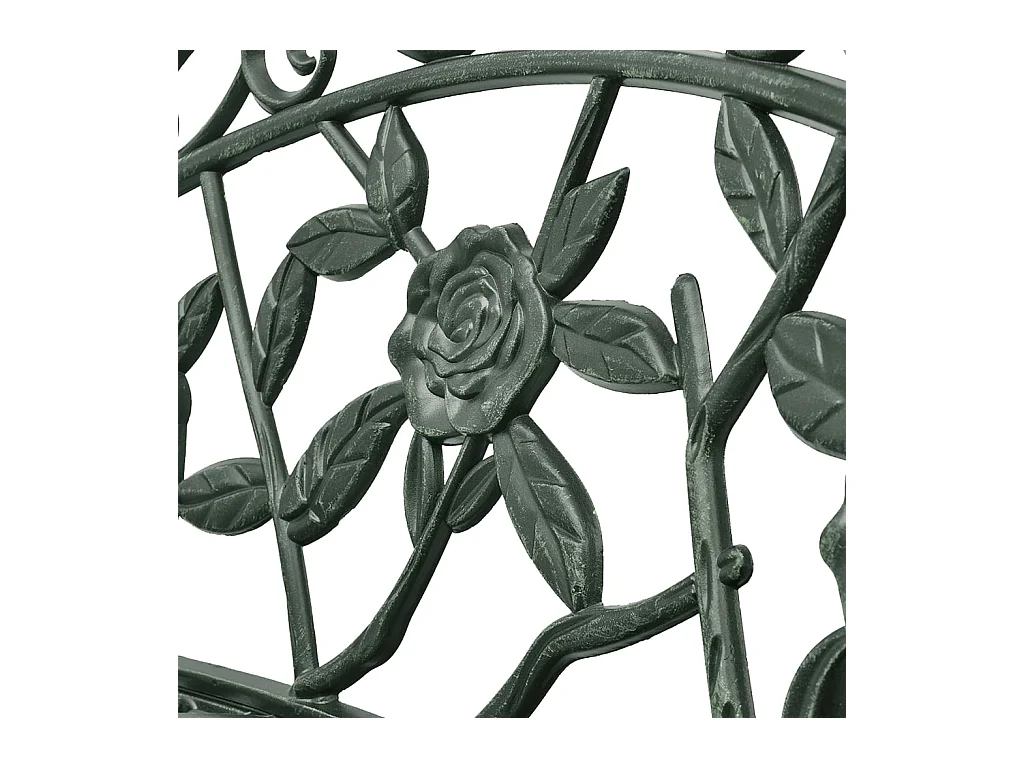 Tuinbank 100 cm Gegoten aluminium Groen