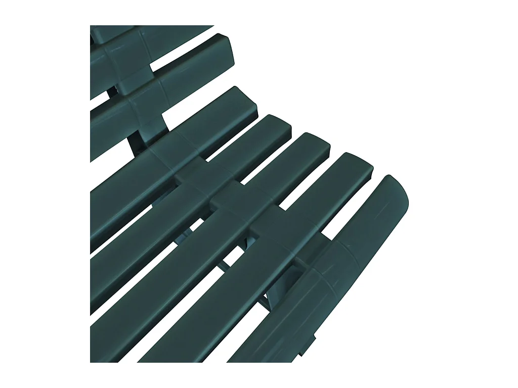 Banco de jardín 145,5 cm Plástico verde