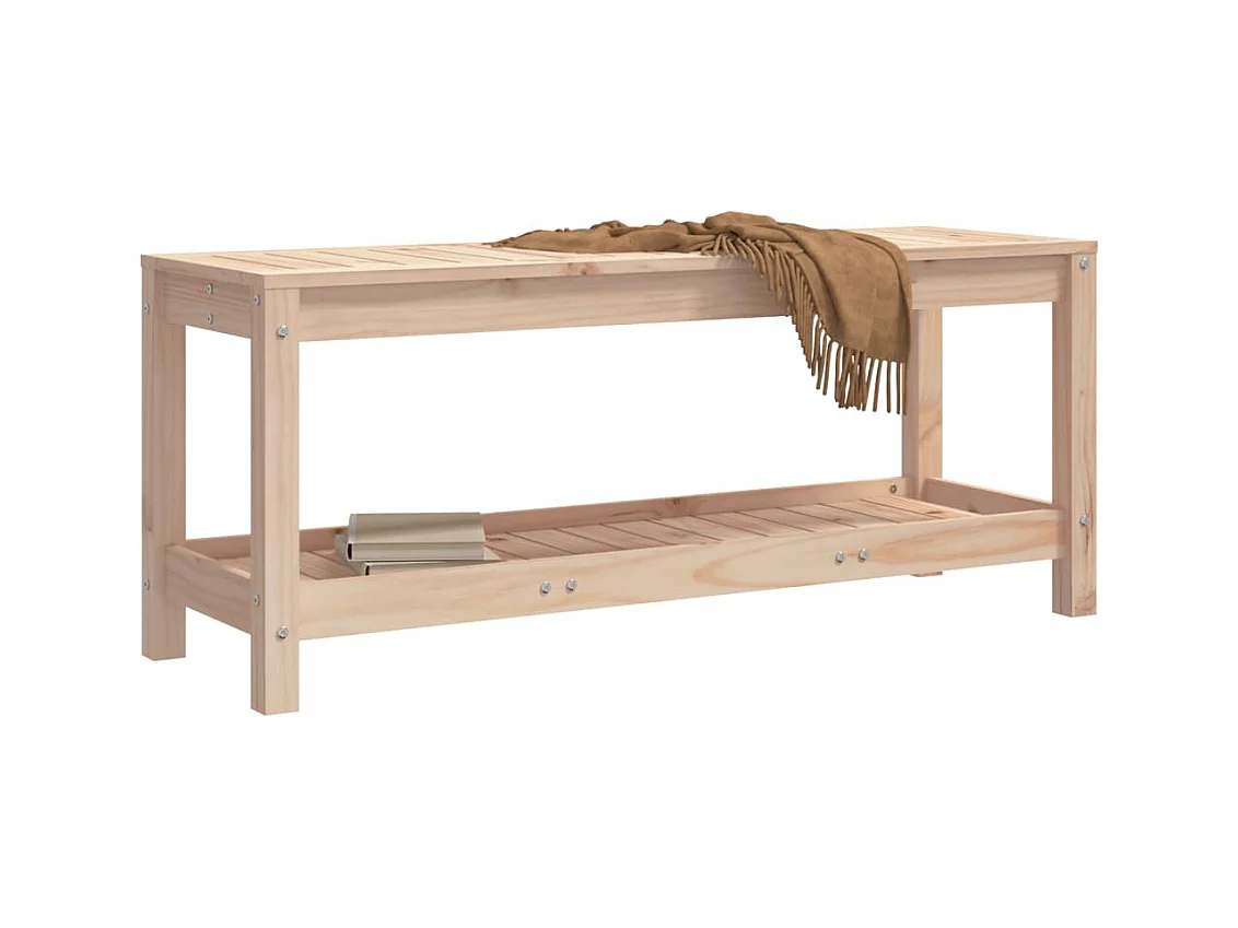 Tuinbank 108x35x45 cm massief grenenhout