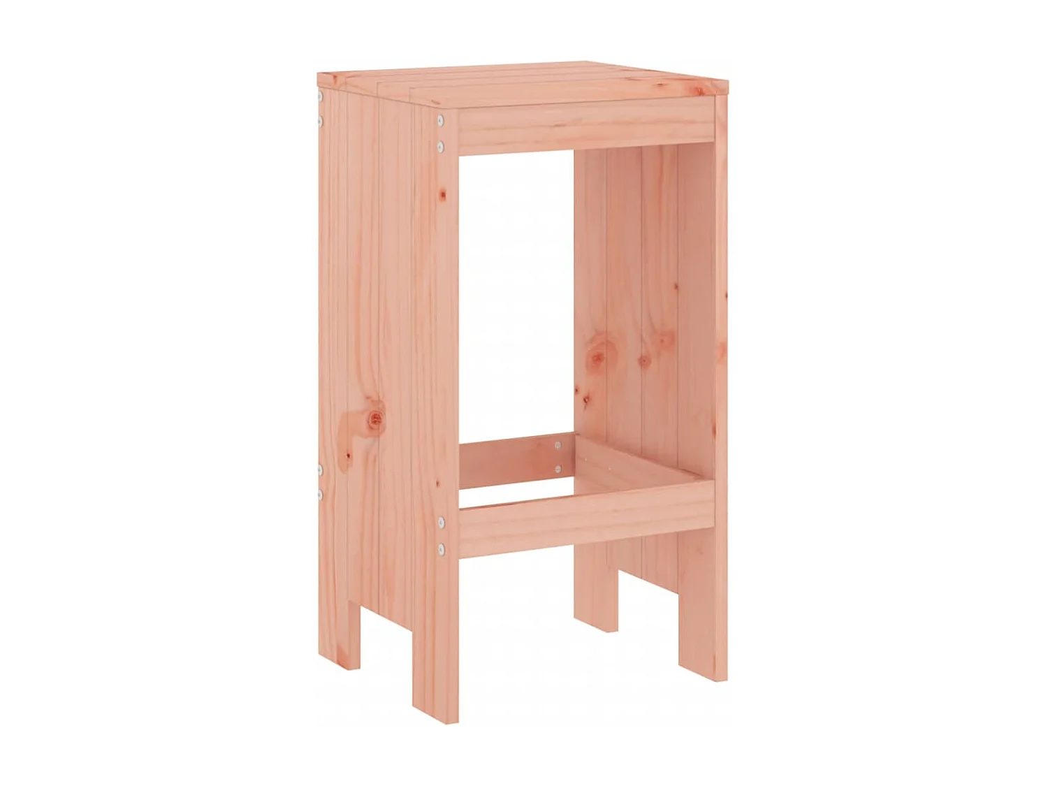 Tabourets de bar lot de 2 40x36x75 cm bois massif Douglas