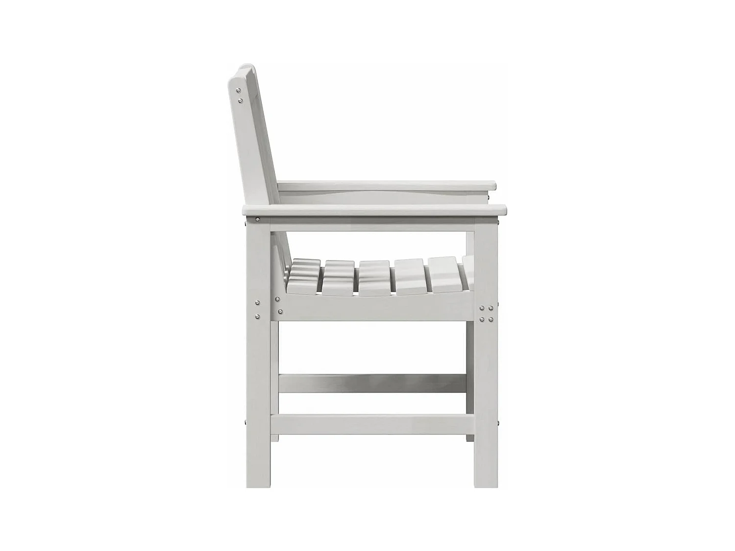 Tuinstoel. 2 stuks Wit 65,5 x 59 x 88 cm Kunststof