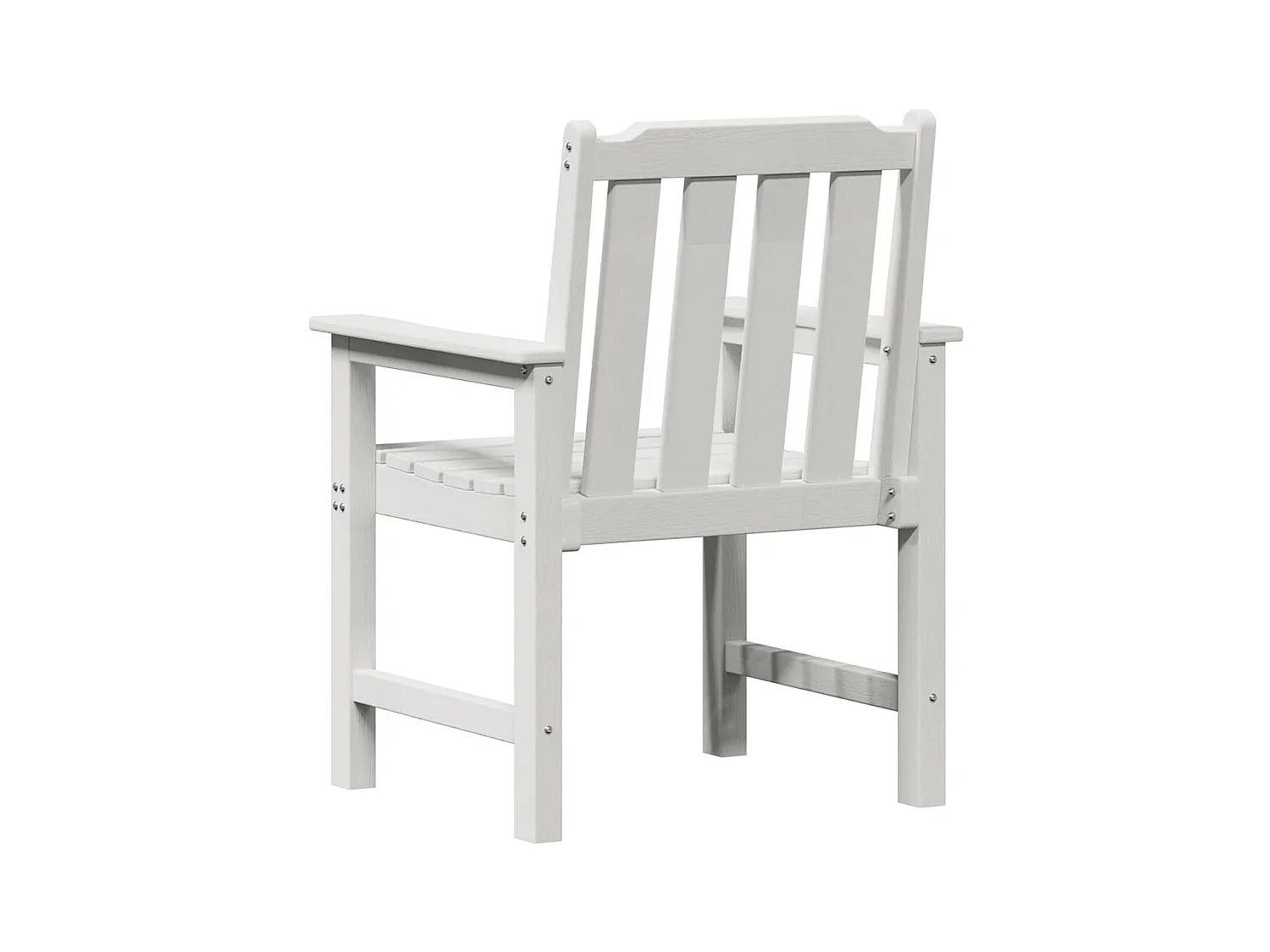 Tuinstoel. 2 stuks Wit 65,5 x 59 x 88 cm Kunststof