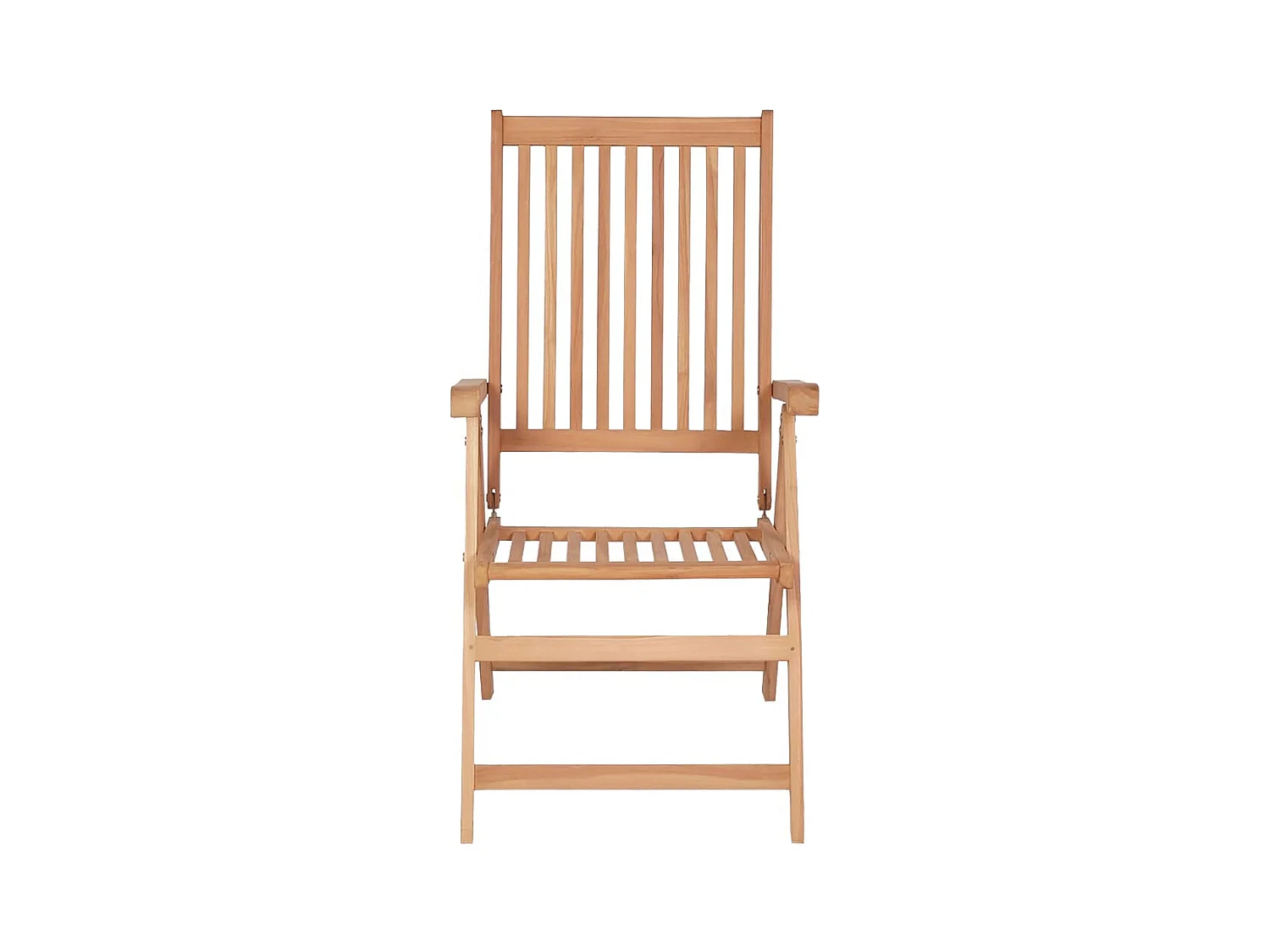 Set van 6 tuinstoelen van massief teakhout