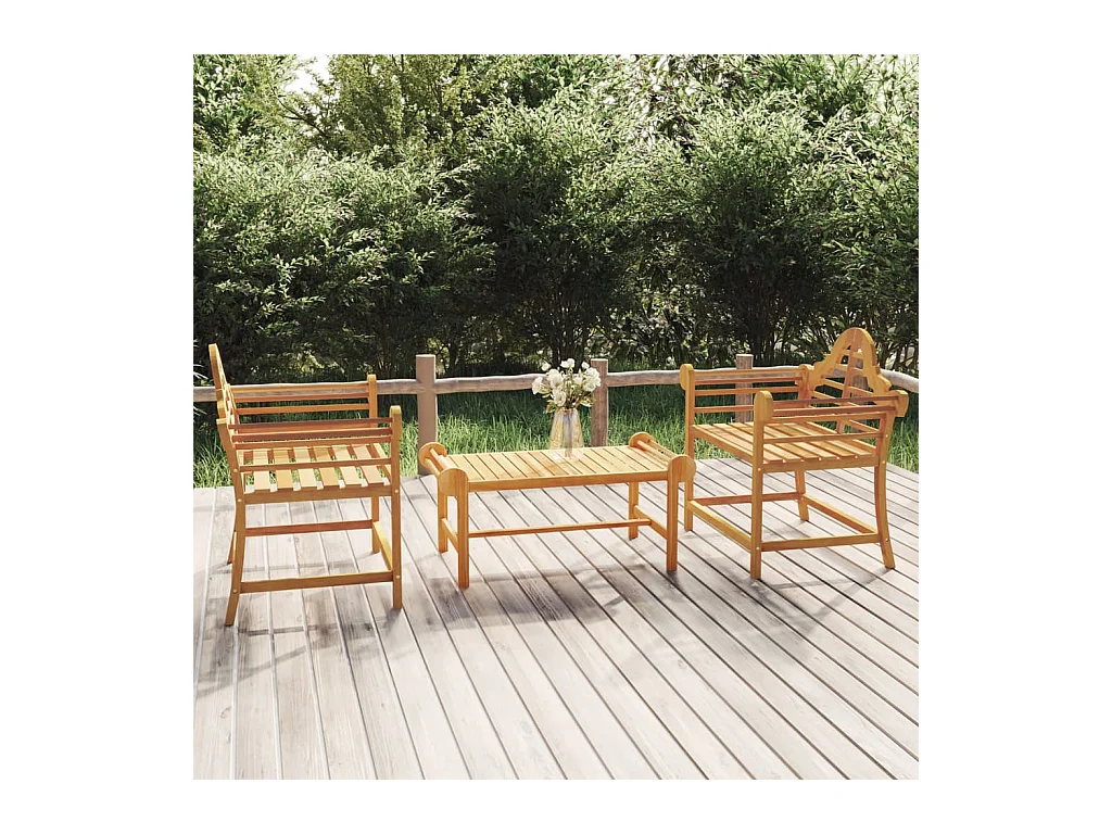 Chaises de jardin lot de 2 91x62x94 cm Bois de teck solide