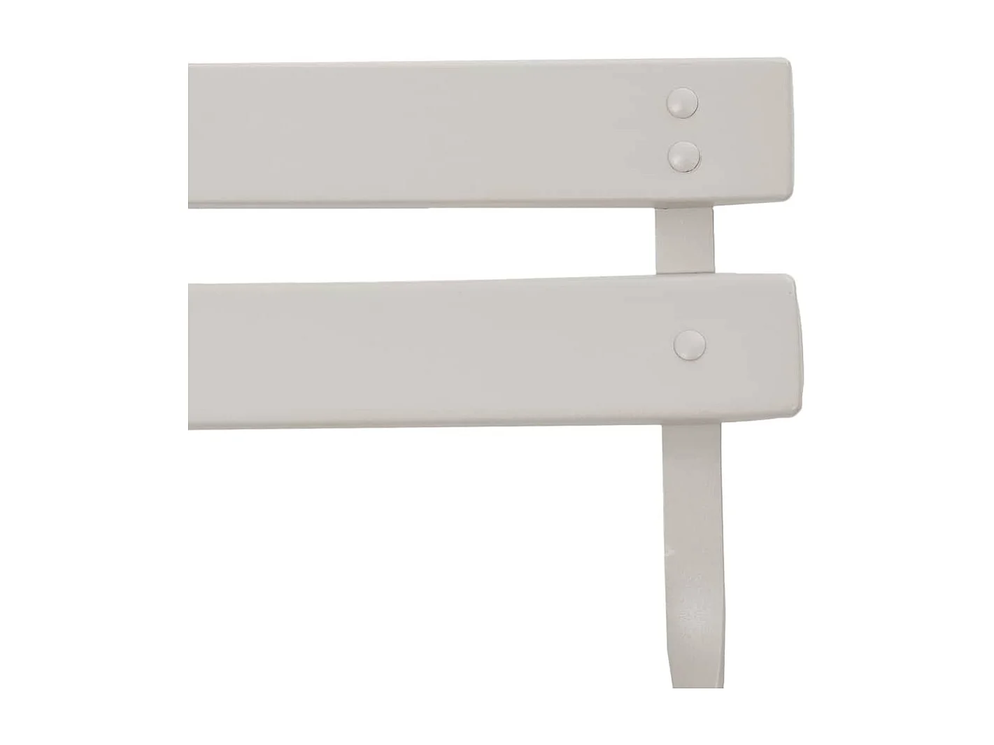 Chaise de jardin pliante 2 pcs Beige 42 x 46 x 82cm Acier