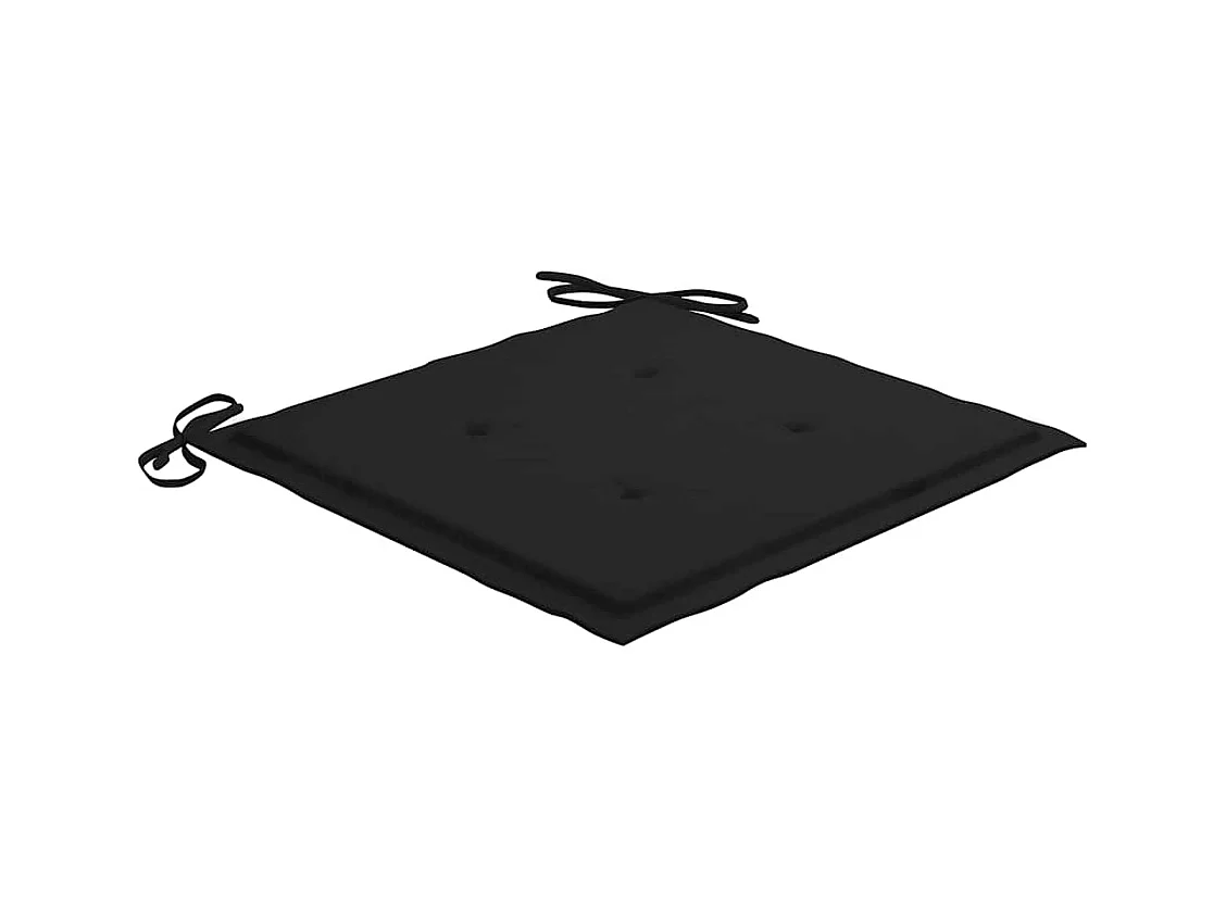 Set van 4 klapstoelen voor buiten met kussens van acaciahout