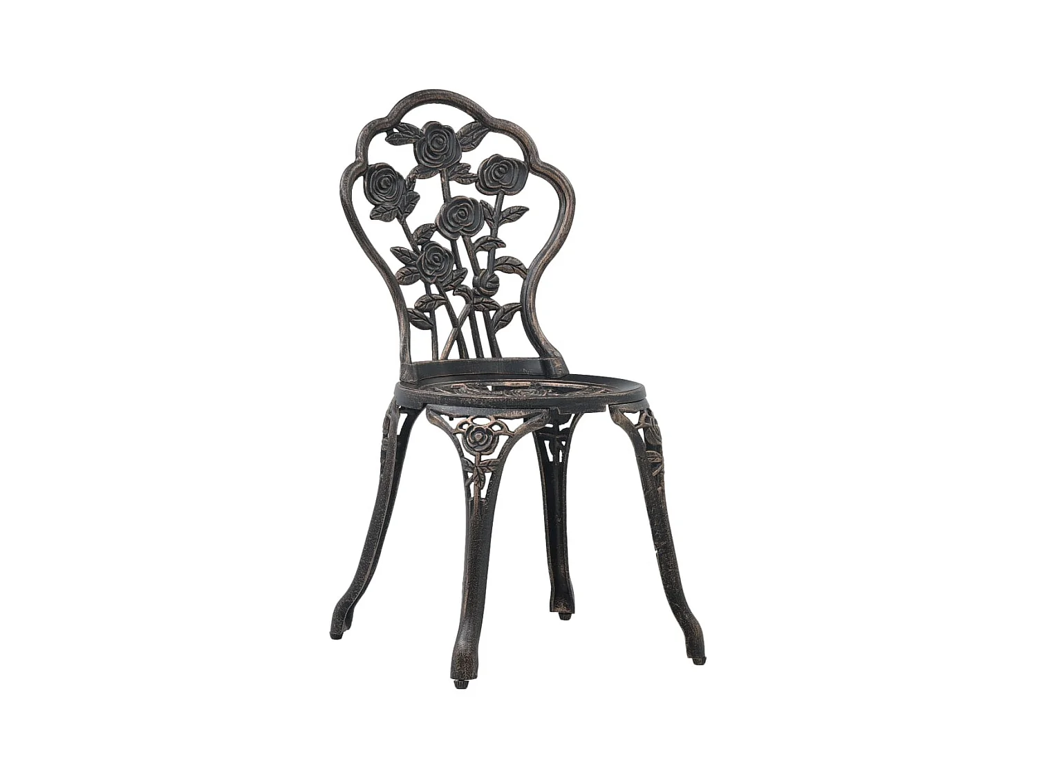 Bistrostoelen Set van 2 Gegoten aluminium brons