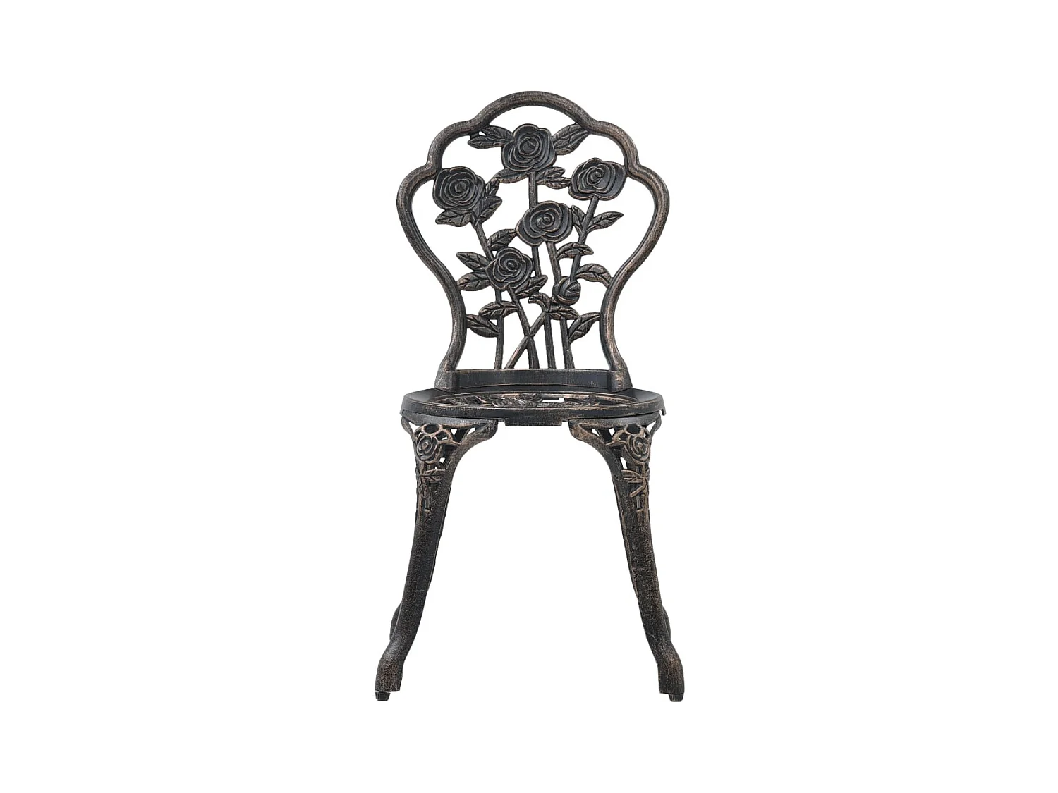 Bistrostoelen Set van 2 Gegoten aluminium brons