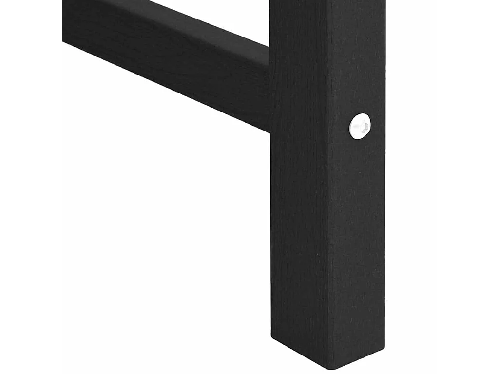 Chaise de jardin. 4 pcs Noir 65.5 x 55.5 x 88cm Plastique