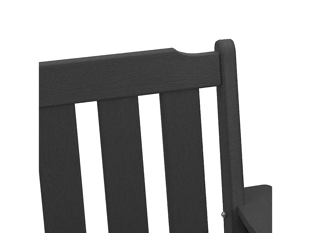Chaise de jardin. 4 pcs Noir 65.5 x 55.5 x 88cm Plastique