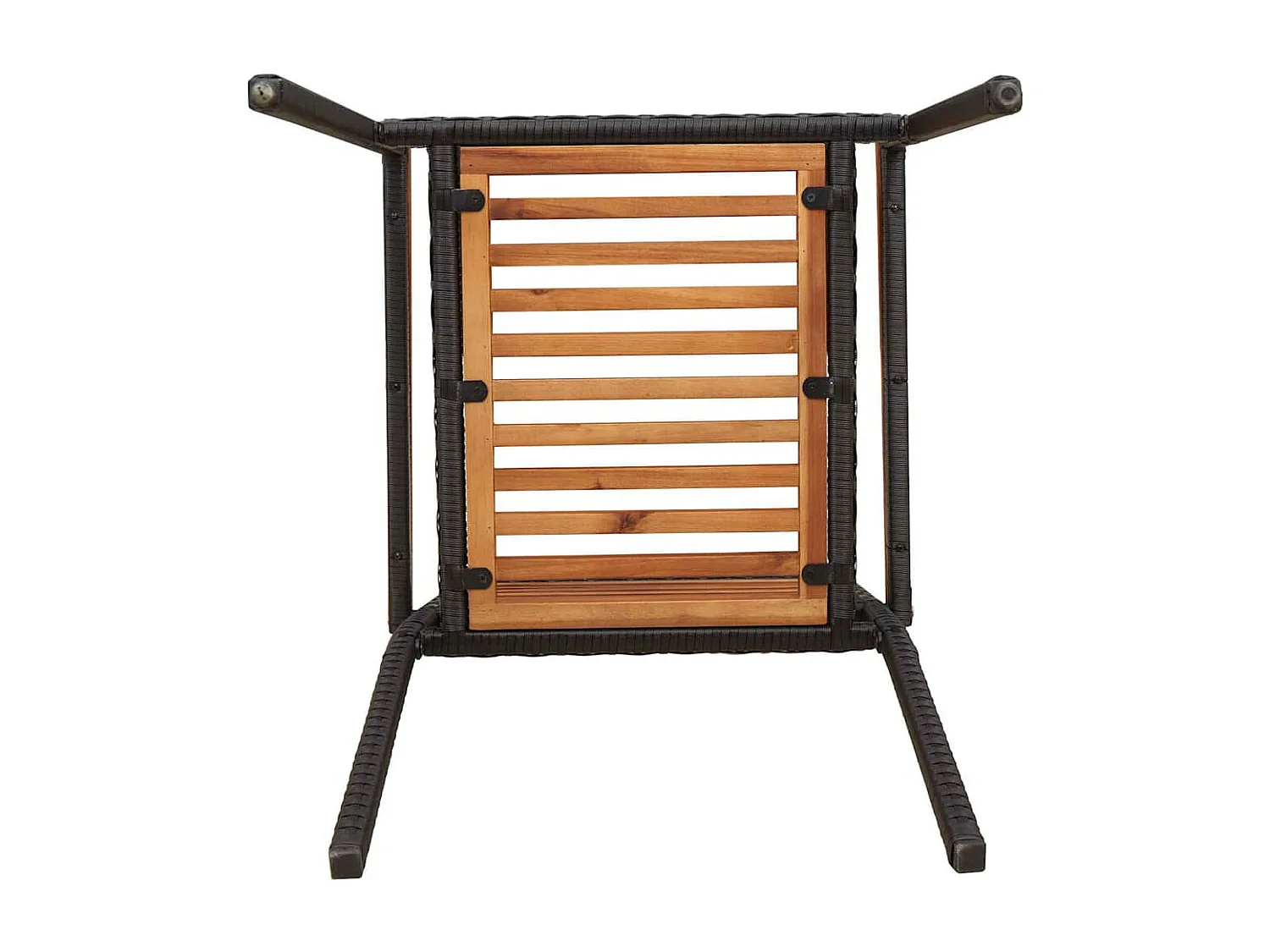 stuks stapelbare tuinstoelen bruin, grijs