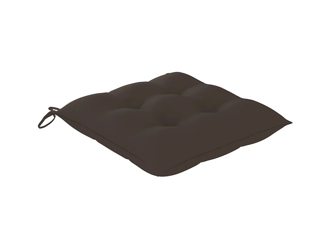 Opvouwbare tuinstoelen met kussens set van 4 massief teakhout