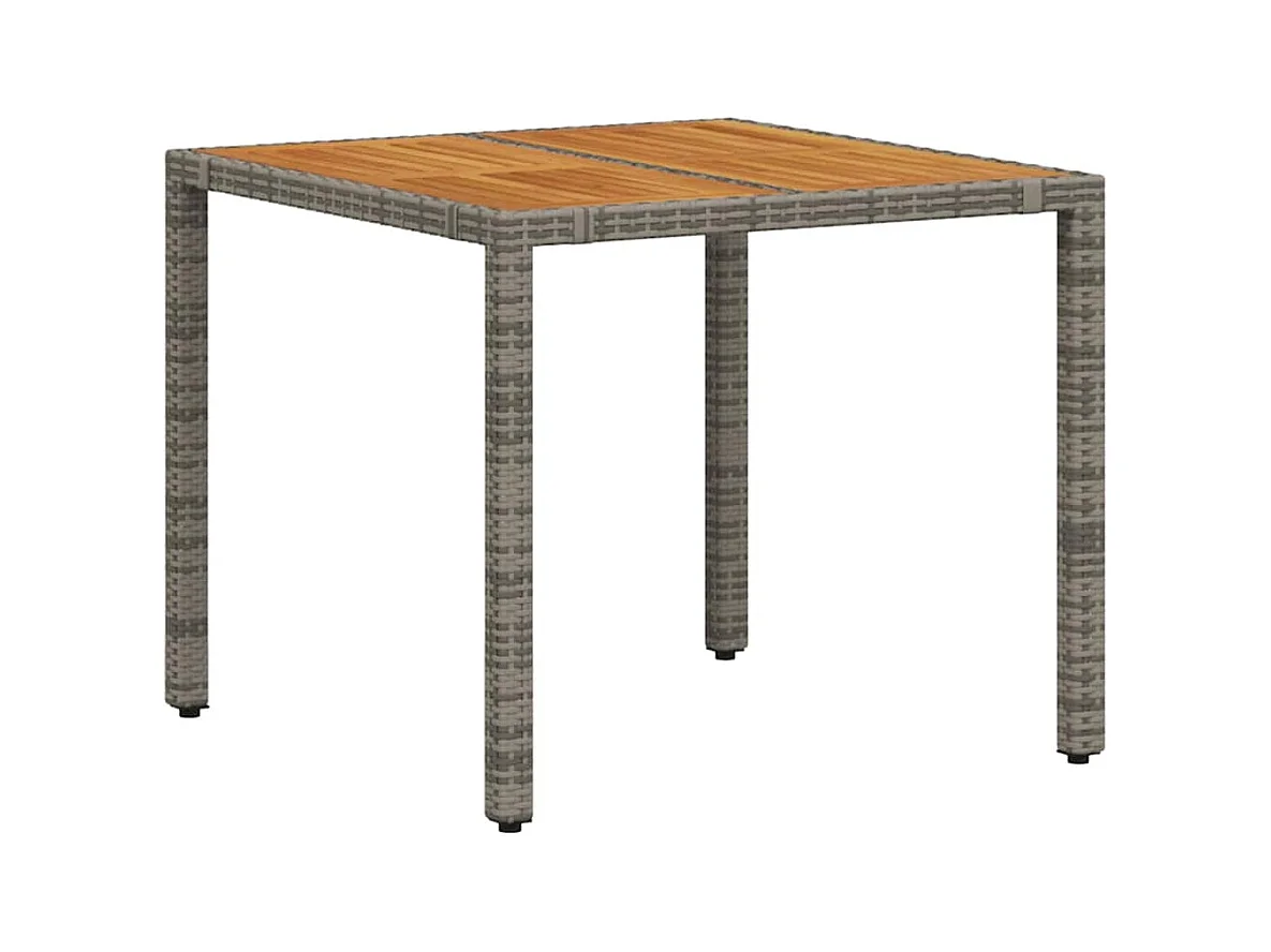 3-delige tuinset, grijs