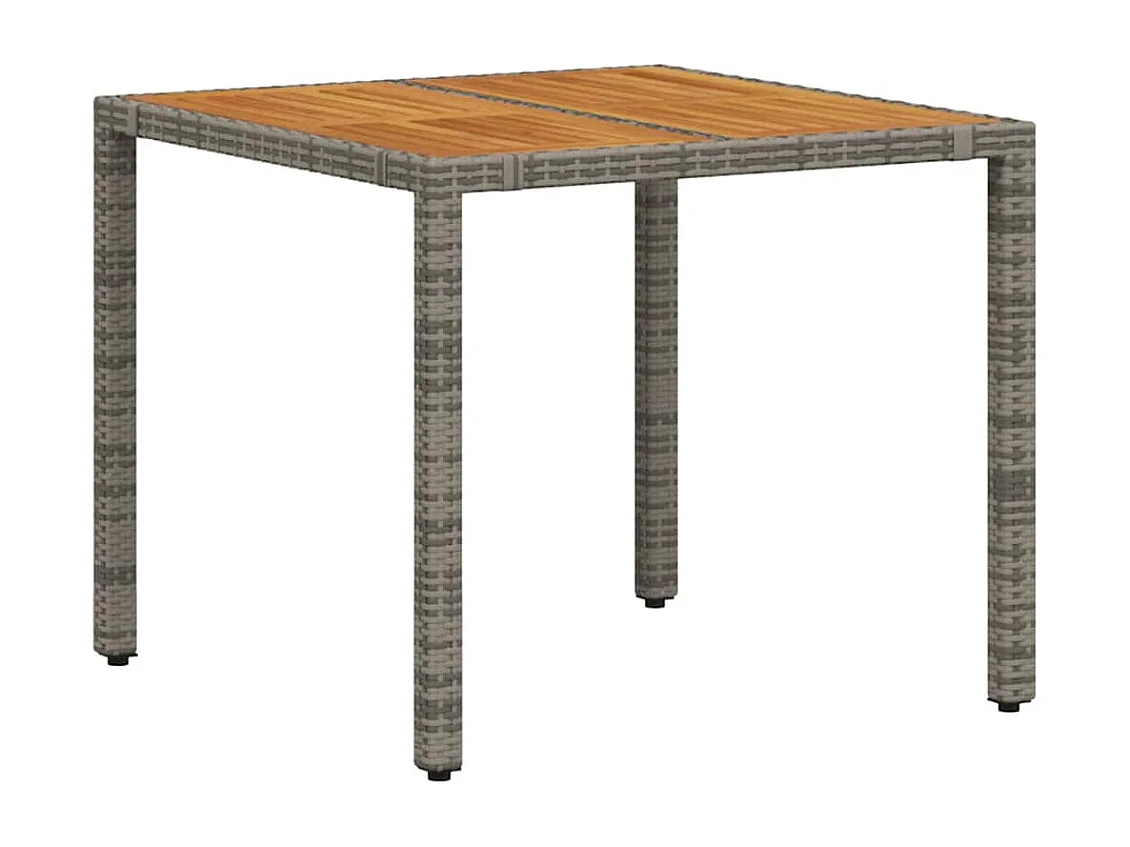 3-delige tuinset, grijs