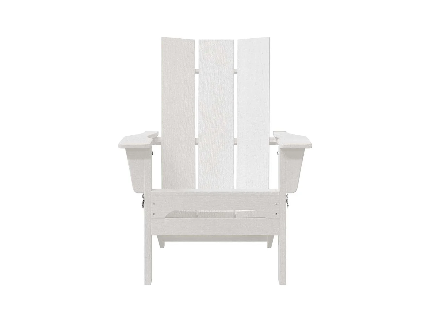 Chaise Adirondack pliante Blanc 74.5 x 80.5 x 90cm Plastique