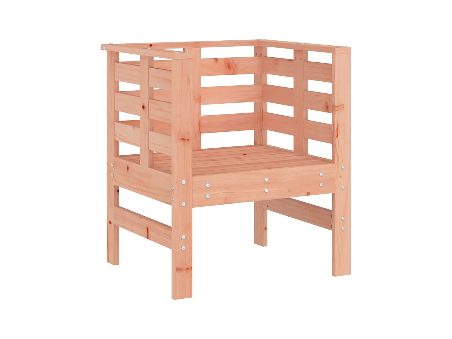 Chaises de jardin lot de 2 61,5x53x71 cm bois massif de douglas