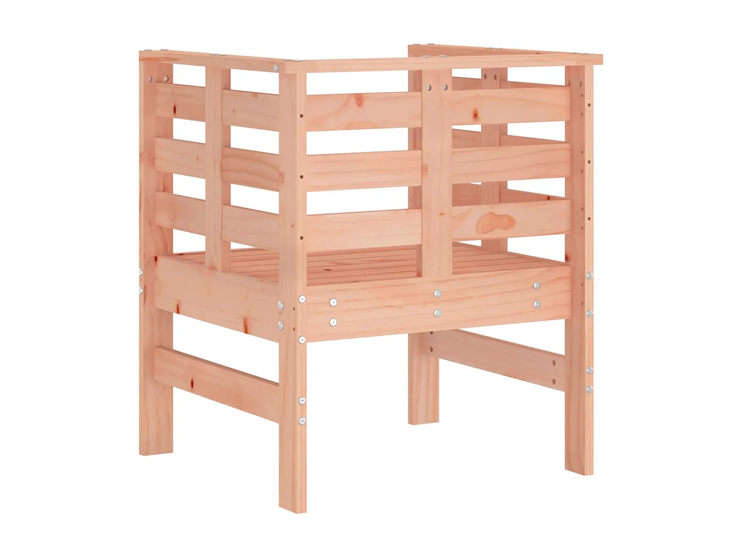 Chaises de jardin lot de 2 61,5x53x71 cm bois massif de douglas